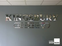 Kingsbury polished 3D Chrome letters all letters