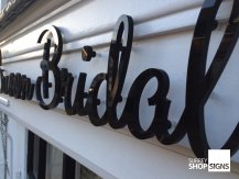 Swoon Bridal flat letters