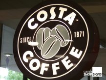 Costa Coffee Hanging Sign