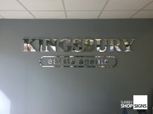 kingsbury office sign