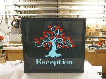 reception hanging signs
